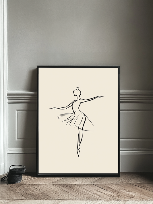 Tableau Décoratif Danse Élégante - Artibar Tableaux de décoration Art abstrait 