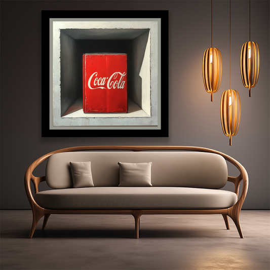 Tableau Décoratif Red Pop Impact - Artibar Tableaux de décoration Art abstrait 