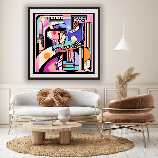 Tableau Décoratif Abstrait et Géométrique - Artibar Tableaux de décoration Art abstrait 