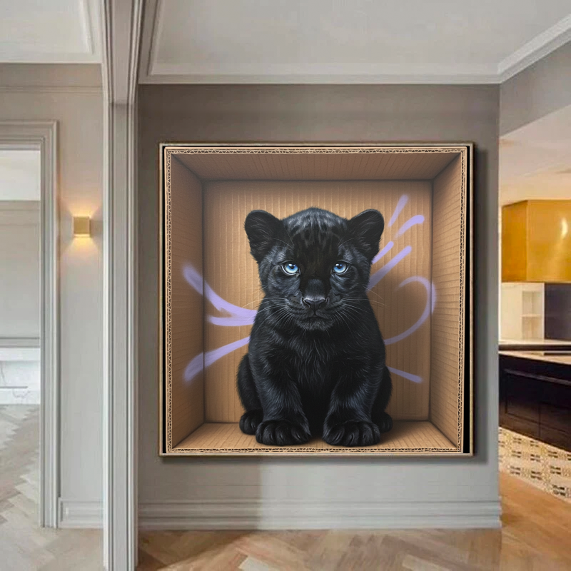 Tableau Décoratif Jungle Urbaine