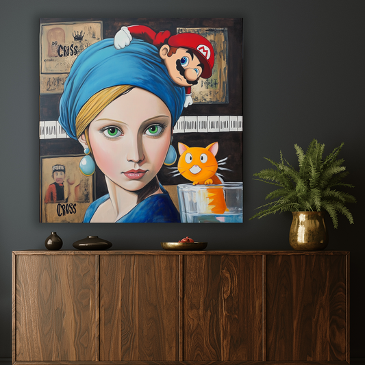 Tableau Décoratif Pop-Art Renaissance - Artibar Tableaux de décoration Art abstrait 