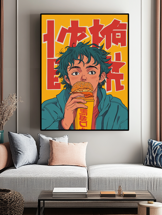 Tableau Décoratif Style Manga Urbain - Artibar Tableaux de décoration Art abstrait 