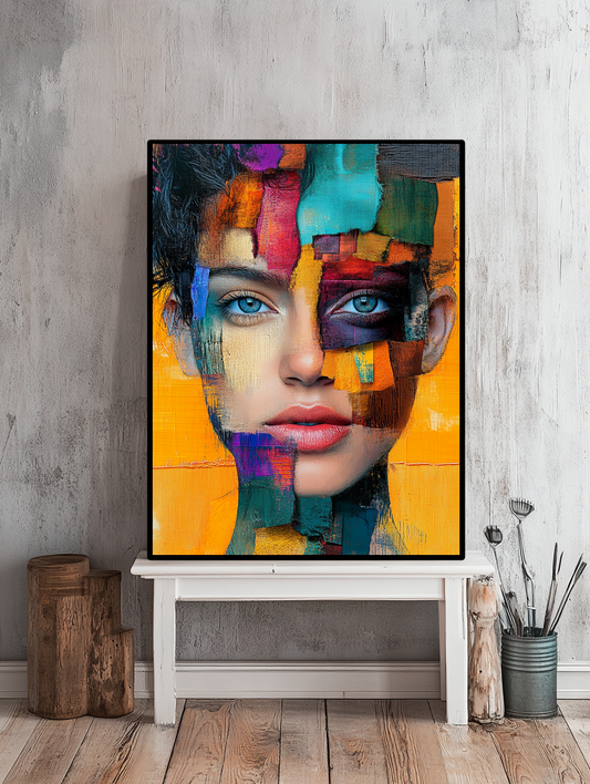 Tableau Décoratif Fusion Abstraite - Artibar Tableaux de décoration Art abstrait 