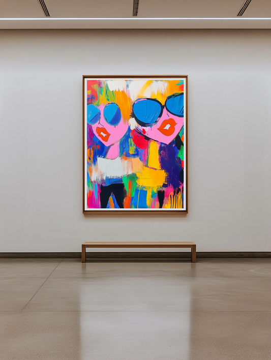 Tableau Décoratif Pop Art Expressif - Artibar Tableaux de décoration Art abstrait 