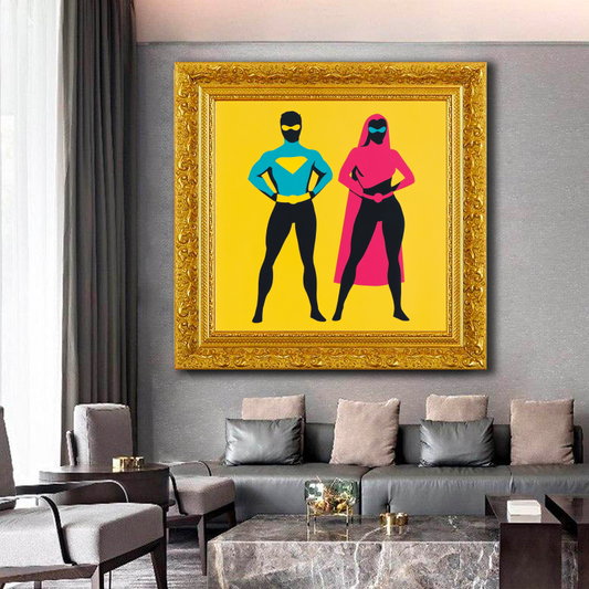 Tableau Décoratif Super Duo Pop - Artibar Tableaux de décoration Art abstrait 