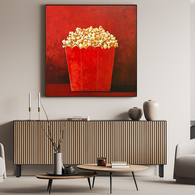 Tableau Décoratif Popcorn Passion - Artibar Tableaux de décoration Art abstrait 