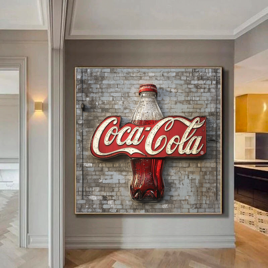 Tableau Décoratif Pop-Cola Vintage - Artibar Tableaux de décoration Art abstrait 