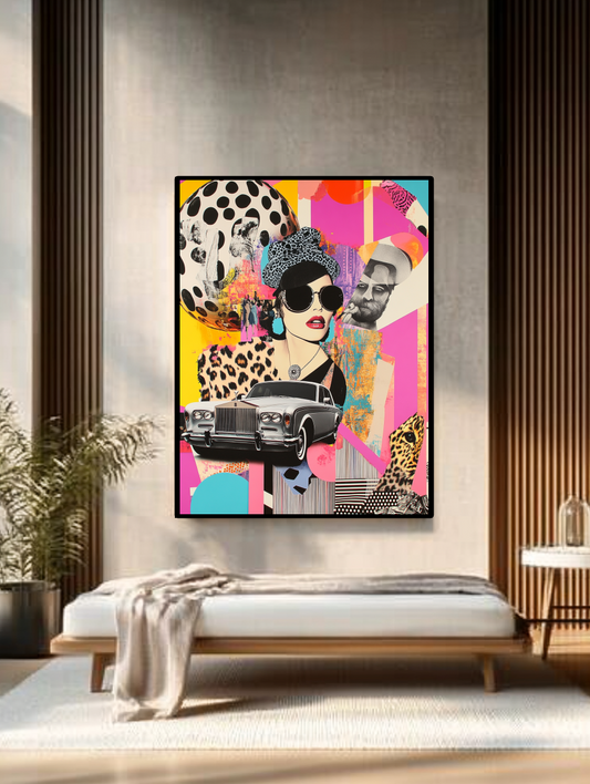 Tableau Décoratif Pop Art Glamour - Artibar Tableaux de décoration Art abstrait 