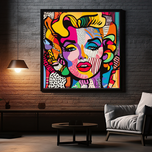 Tableau Décoratif Pop Art Vibrant - Artibar Tableaux de décoration Art abstrait 