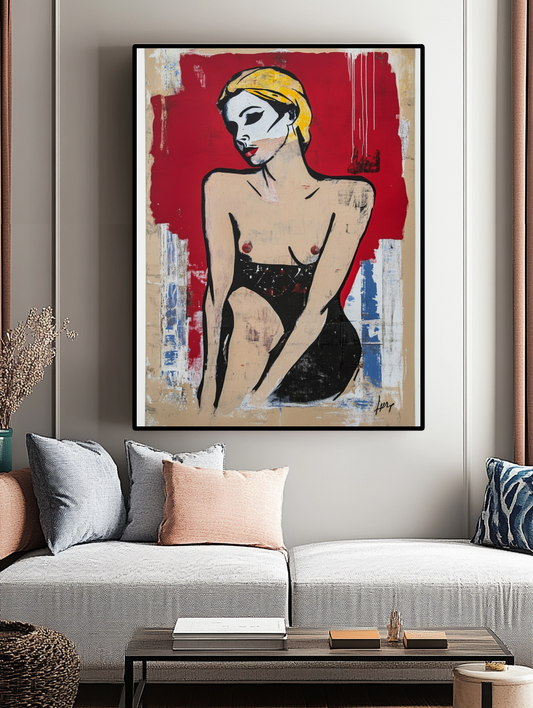Tableau Décoratif Émotion Sensuelle - Artibar Tableaux de décoration Art abstrait 