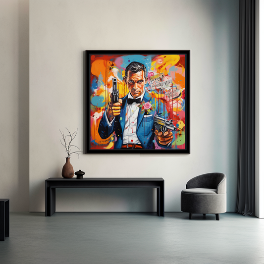 Tableau Décoratif Espion Pop-Art - Artibar Tableaux de décoration Art abstrait 