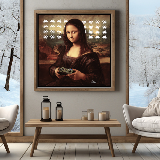 Tableau Décoratif Mona Geek - Artibar Tableaux de décoration Art abstrait 