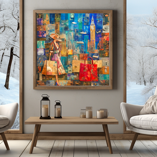 Tableau Décoratif Évasion Urbaine - Artibar Tableaux de décoration Art abstrait 