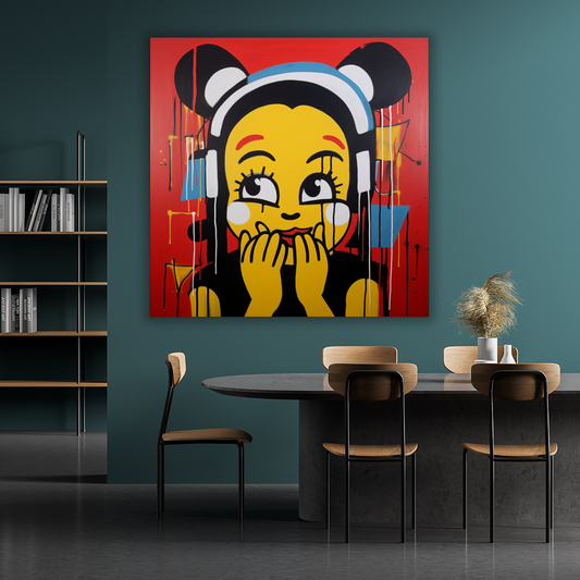 Tableau Décoratif Pop Art Expressif - Artibar Tableaux de décoration Art abstrait 