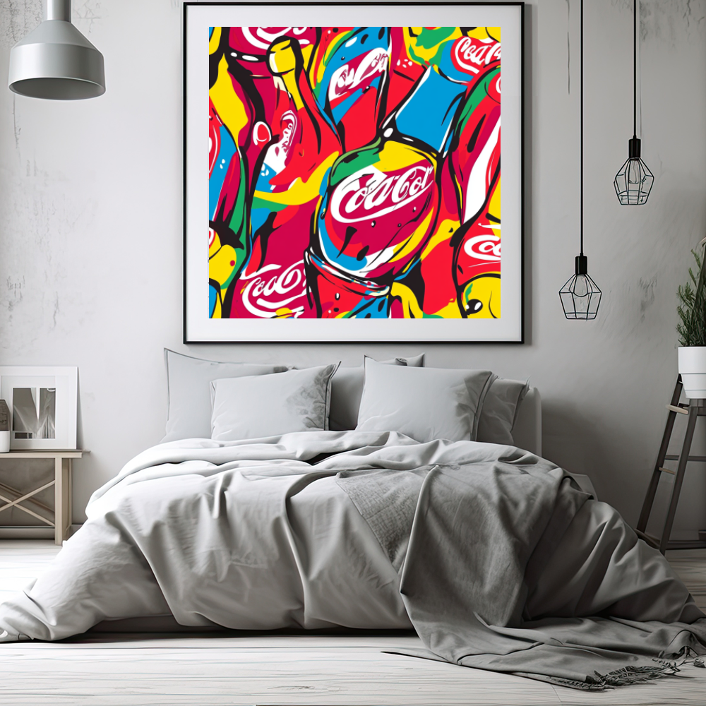 Tableau Décoratif Pop Fizz Mania - Artibar Tableaux de décoration Art abstrait 