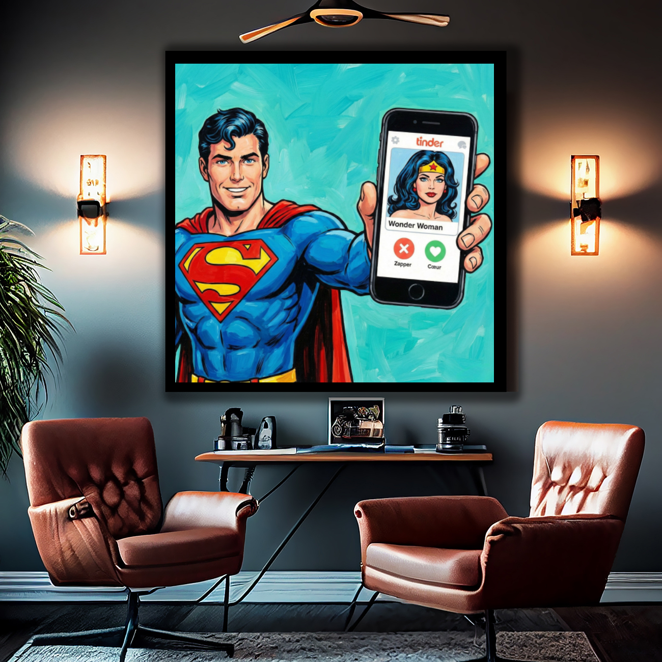 Tableau Décoratif Super Match