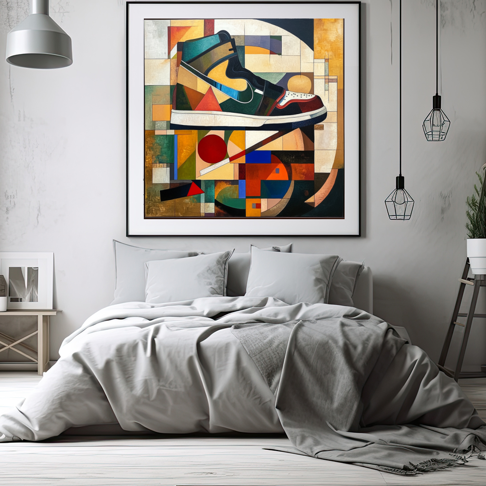 Tableau Décoratif Sneaker Abstrait - Artibar Tableaux de décoration Art abstrait 