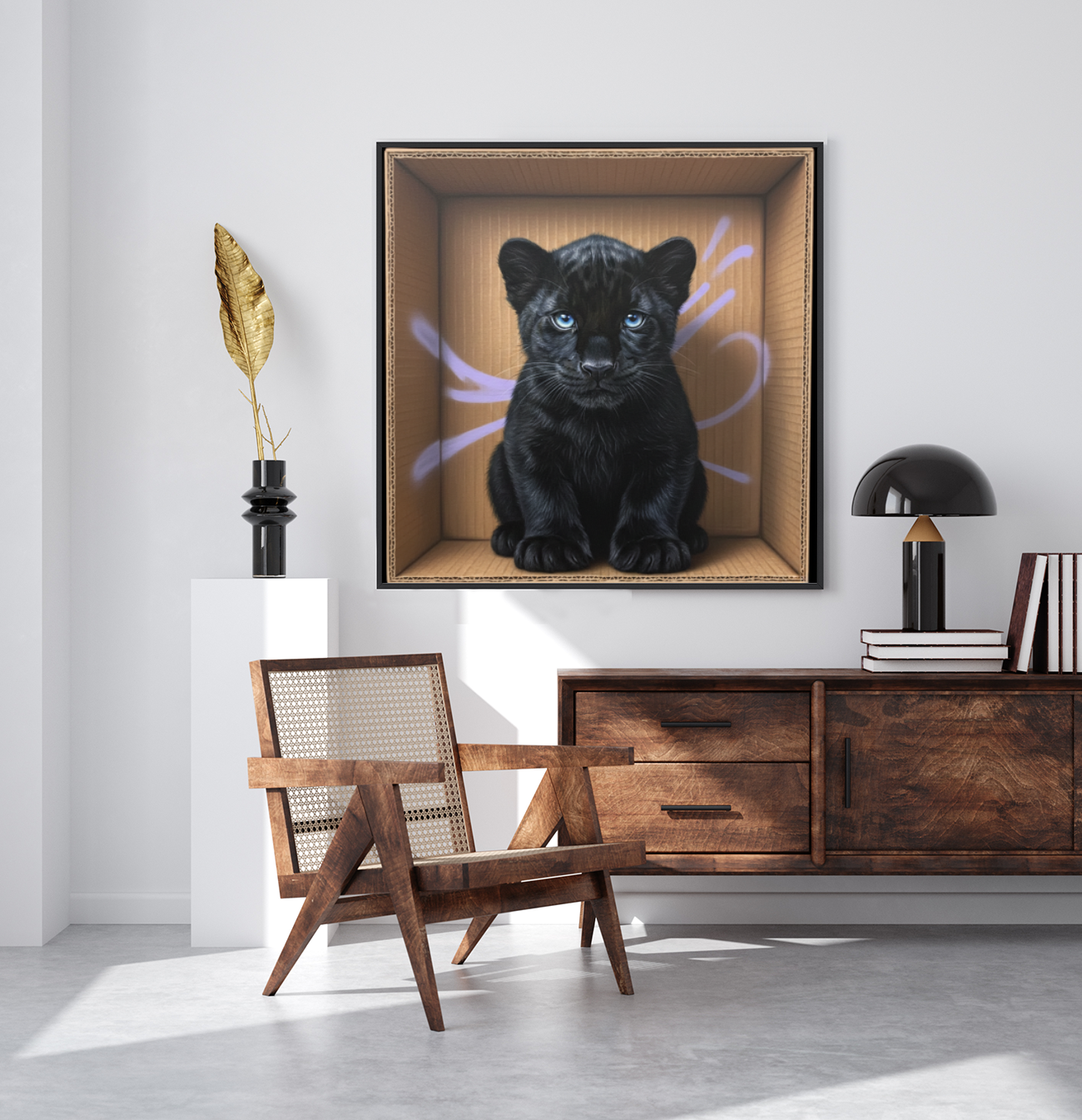 Tableau Décoratif Jungle Urbaine