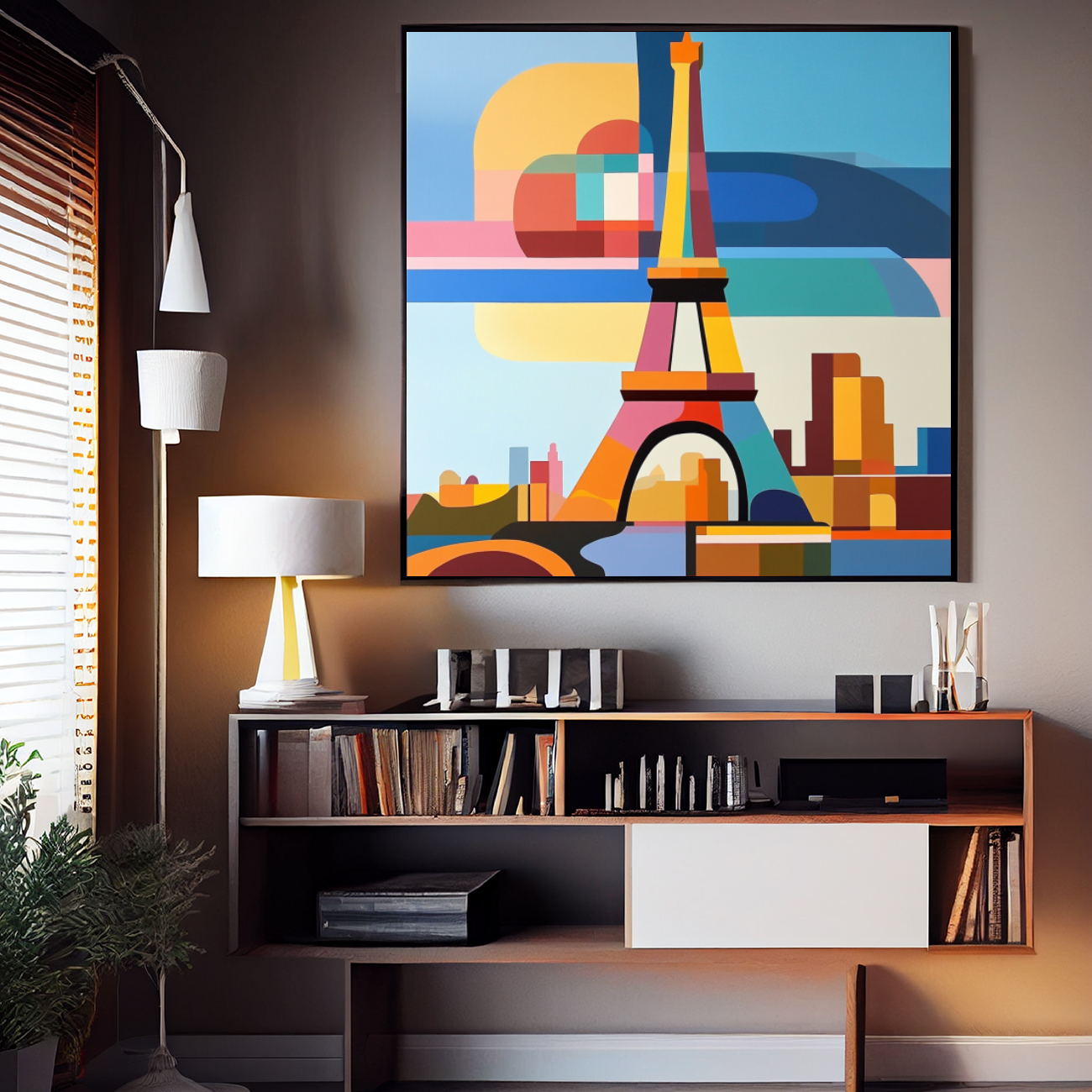 Tableau Décoratif Paris Chromatique - Artibar Tableaux de décoration Art abstrait 