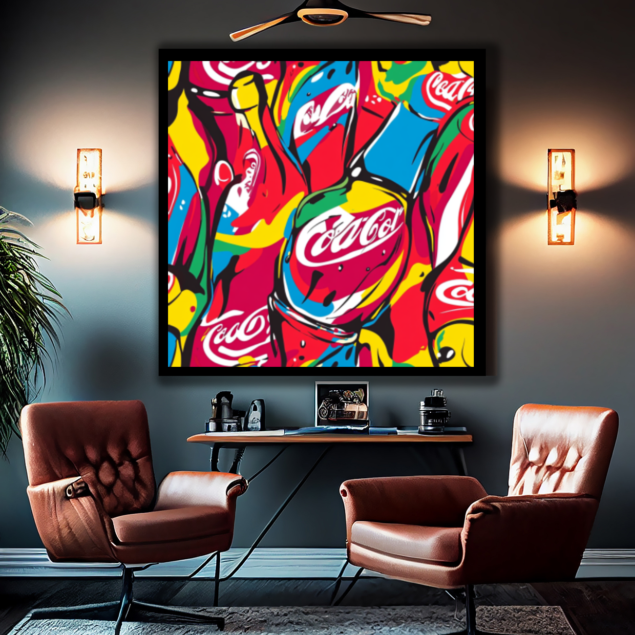 Tableau Décoratif Pop Fizz Mania - Artibar Tableaux de décoration Art abstrait 