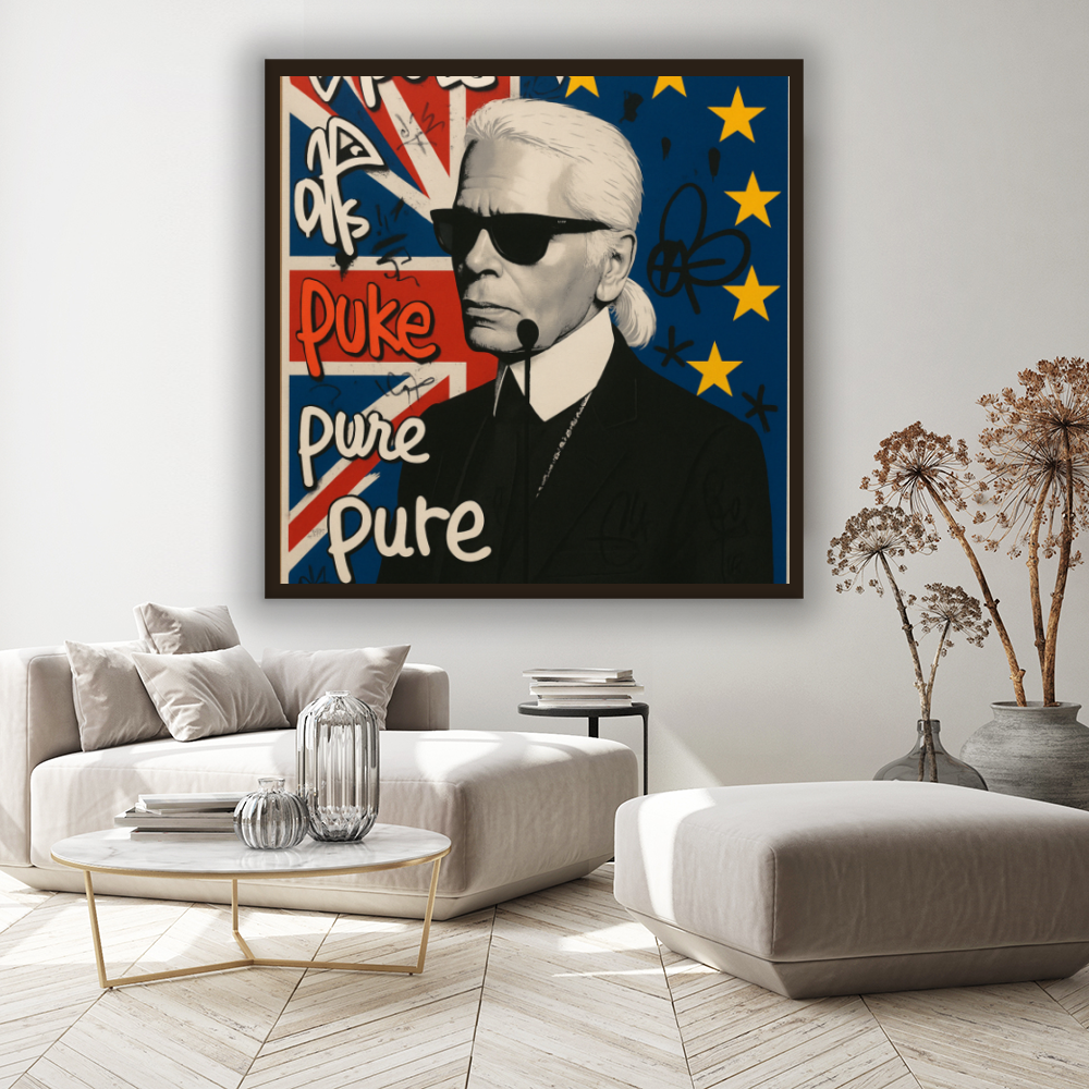 Tableau Décoratif Pop Chic Clash - Artibar Tableaux de décoration Art abstrait 