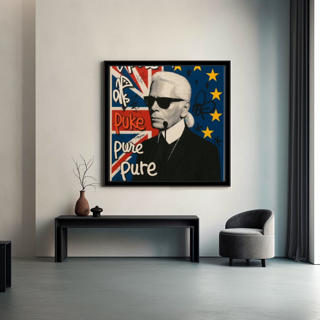 Tableau Décoratif Pop Chic Clash - Artibar Tableaux de décoration Art abstrait 