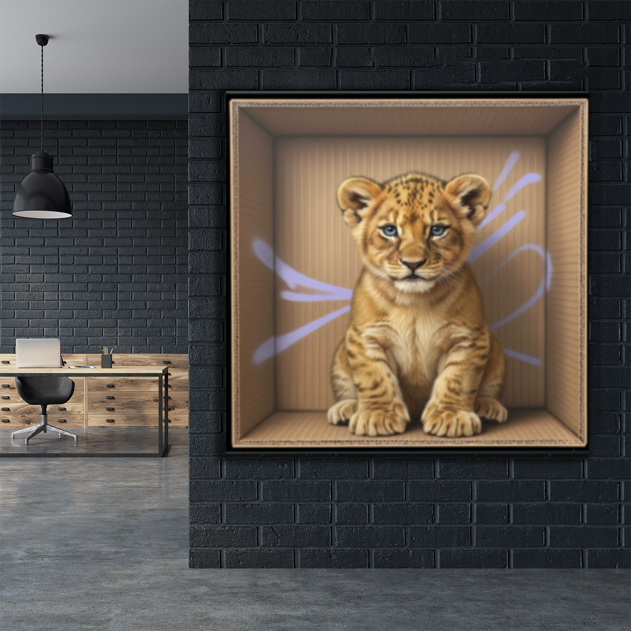 Tableau Décoratif - Le Roi en Carton