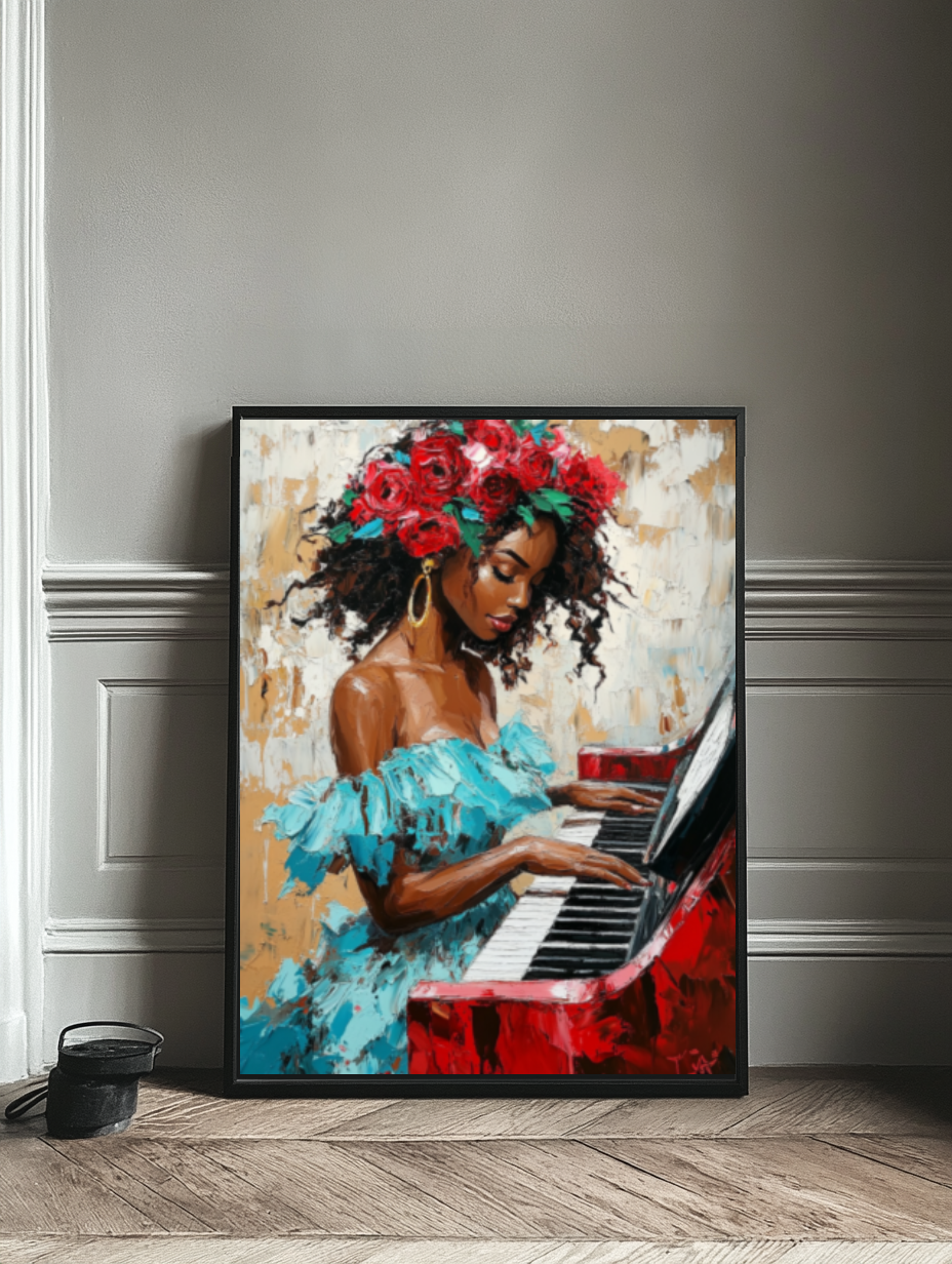 Tableau Décoratif Harmonie Florale - Artibar Tableaux de décoration Art abstrait 