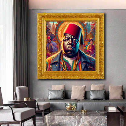 Tableau Décoratif Biggie Smalls à la Médina