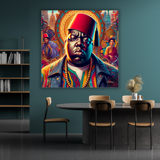 Tableau Décoratif Biggie Smalls à la Médina