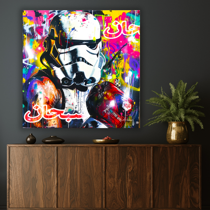 Tableau Décoratif Stormtrooper Graffiti