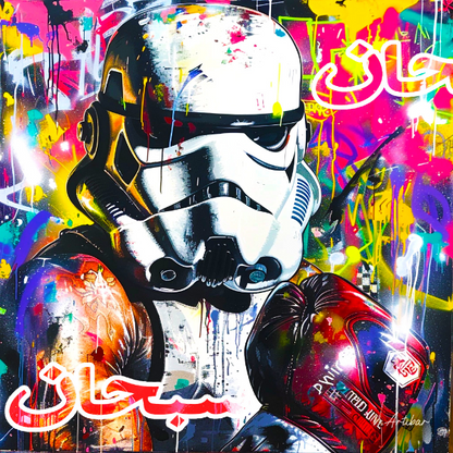 Tableau Décoratif Stormtrooper Graffiti